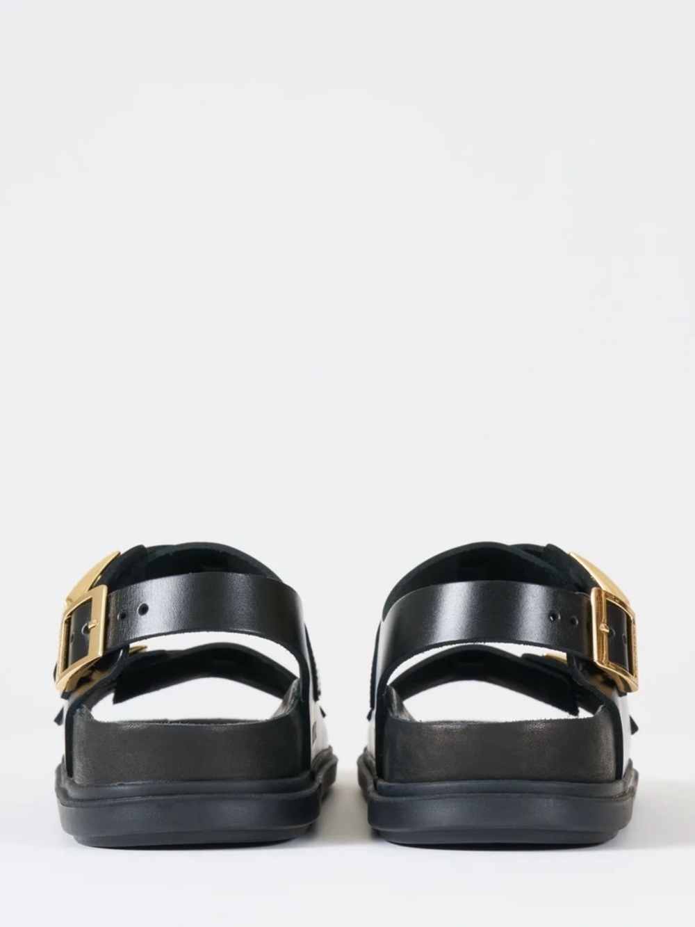 Birkenstock Cannes Exquisite Natural Leather Sandals Black 39 Narrow - Picture 12 of 16